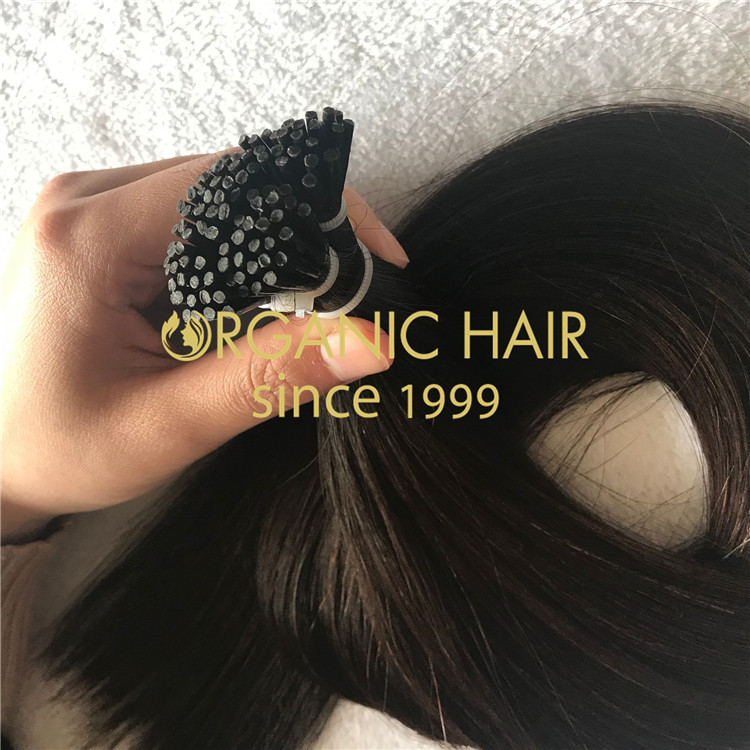 20inche #1b i tip hair extension with best cuticle hair A193